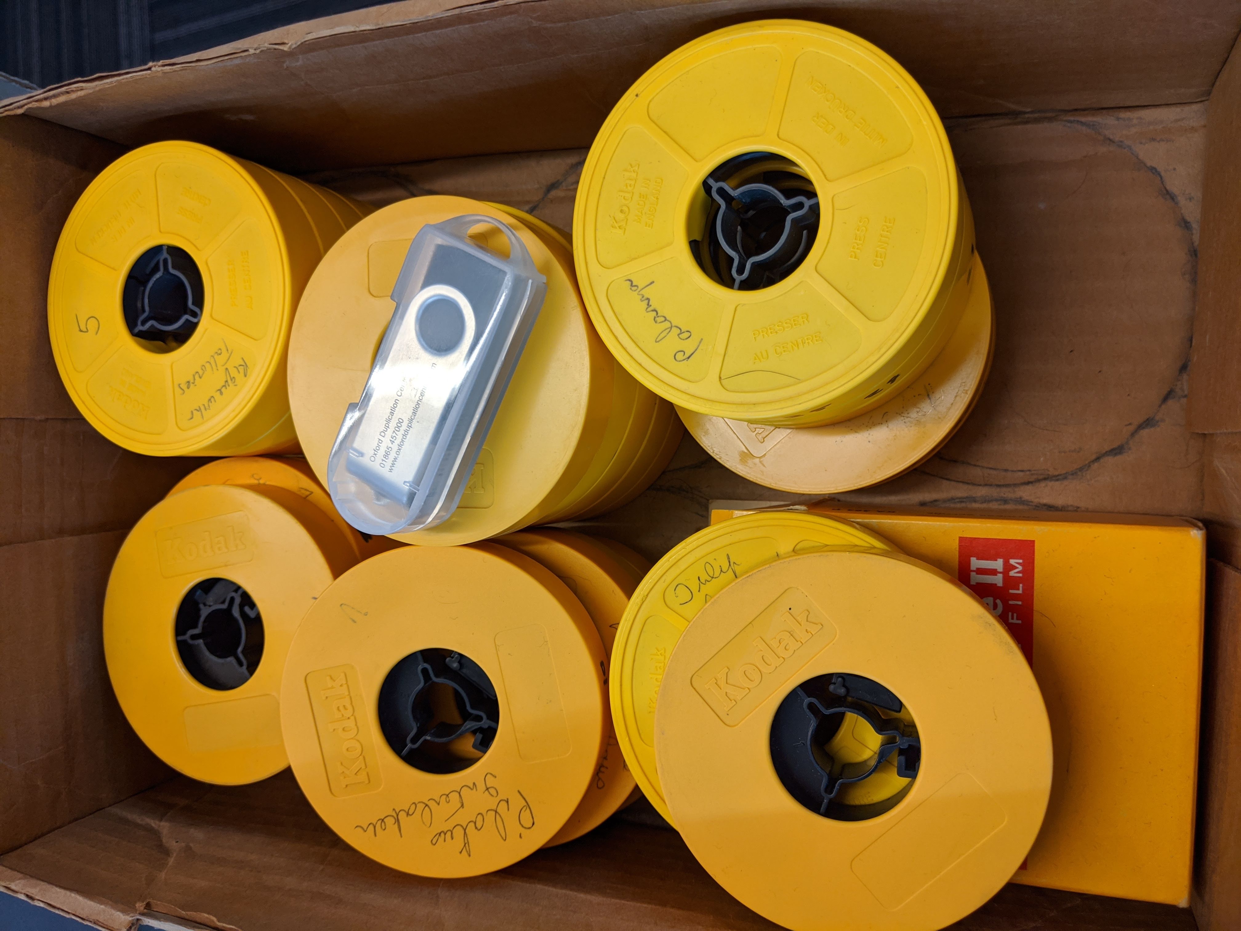 8mm family cine film reel digitisation in Oxfordshire